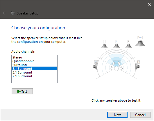 dts audio control panel best settings